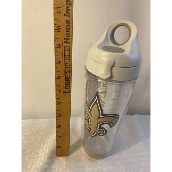 Tervis  bottle with lid NFL Saints measurable - Picture 2 of 2